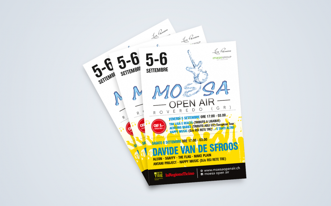 Volantino Moesa Open Air